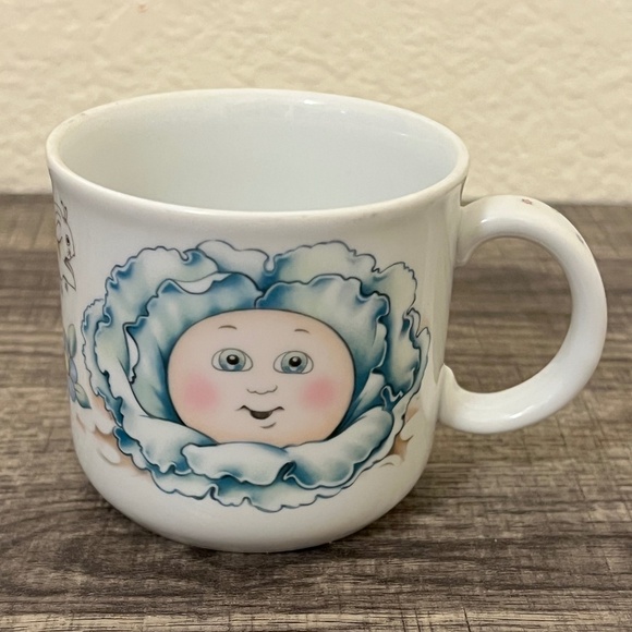 VTG 1984 Cabbage Patch Kids Royal Worcester Fine Porcelain Cup Made In England - Picture 1 of 7